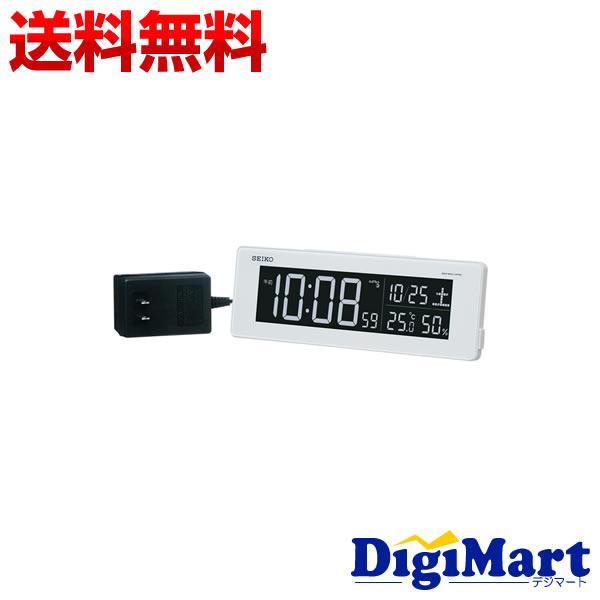 【貨物輸送無料】SEIKO セイコークロック DL305W 電磁波デジタル時辰儀 目ざまし時計時辰儀【新品・国内定め事品】