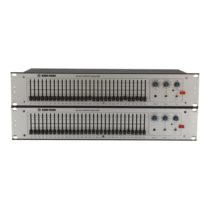 中古 イコライザー２台セット ＫＬＡＲＫ　ＴＥＫＩＮＩＫ DN300 コンディションランク【B】 （商品 No.75-0）