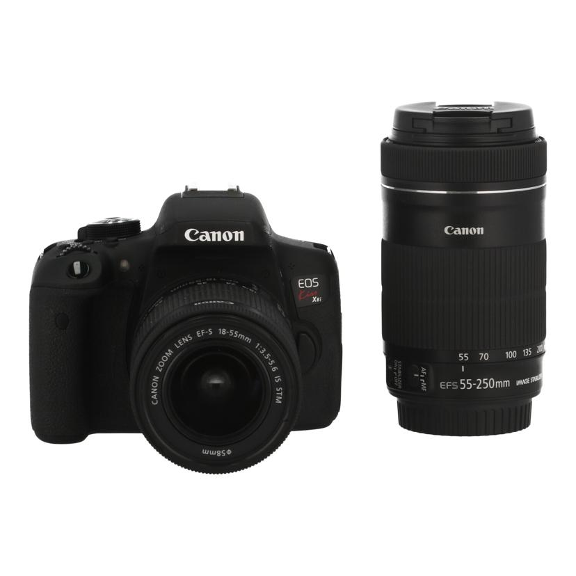 中古 デジタル一眼 Canon キャノン EOS Kiss X8i ダブルズームキット 041123083 コンディションランク【A】 （商品 No.62-0）