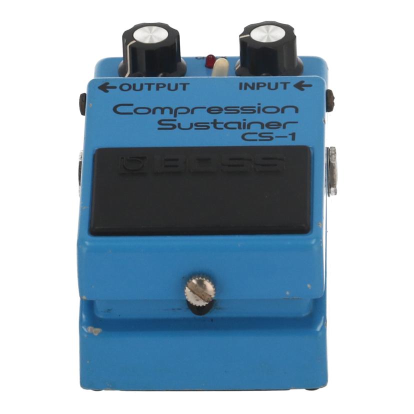 中古 エフェクター（ビンテージ）/コンプレッションサスティナー 銀ネジ BOSS ボス CS-1 JAPAN - コンディションランク【B】 （商品 No.09-0）
