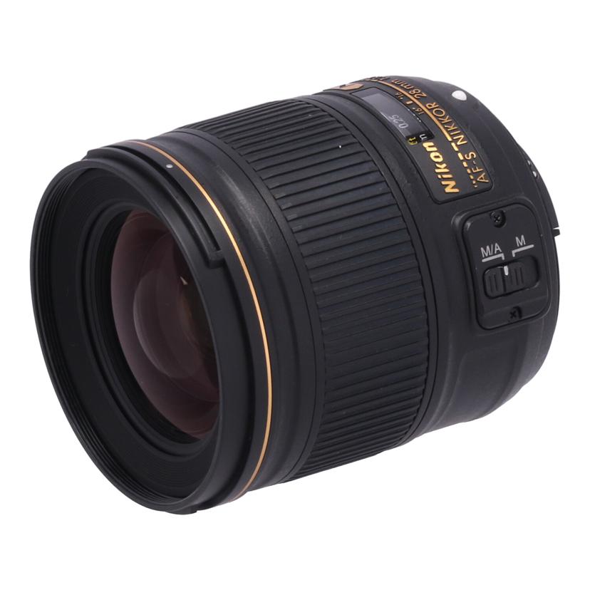 中古 交換レンズ/28mm Nikon ニコン AF-S 28mm f1.8G 238836 コンディションランク【AB】 （商品 No.69-0）