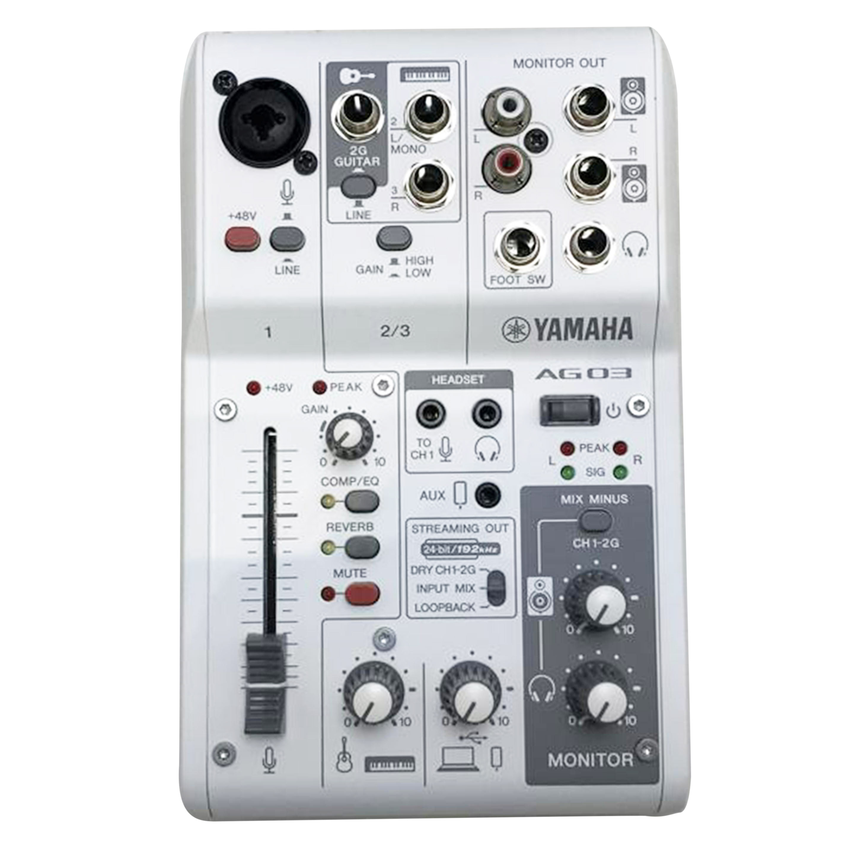 AG03 中古 YAMAHA AG03 MK2 ミキシングコンソール ミキサー 音響機材 配信
