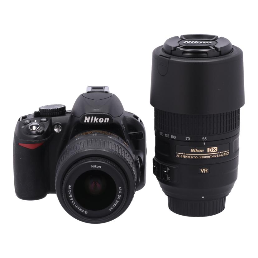 中古 デジタル一眼　ダブルズームキット Nikon ニコン D3100 ﾀﾞﾌﾞﾙｽﾞｰﾑｷｯﾄ 2116215 コンディションランク【B】 （商品 No.05-0）