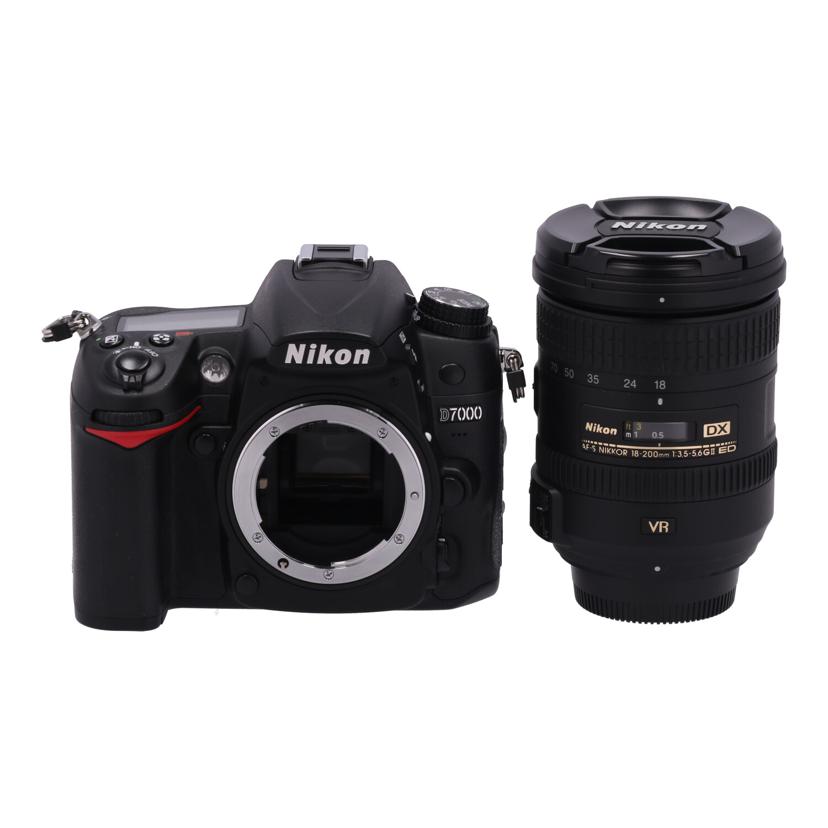 中古 デジタル一眼　レンズキット Nikon ニコン　 D7000 18-200 VR II ﾚﾝｽﾞｷｯﾄ 2055929 コンディションランク【B】 （商品 No.21-0）