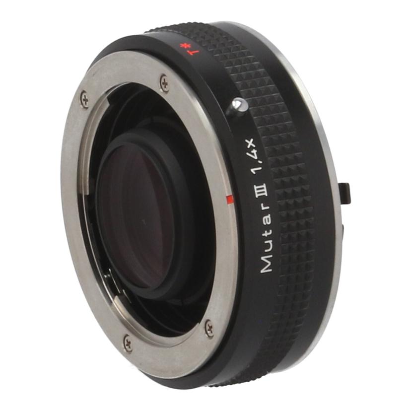 中古 テレ変換器1．4倍CONTAX コンタックス Mutar III 1.4x 8103076M健康状態位置づける【B】（商いもの No.62-0）