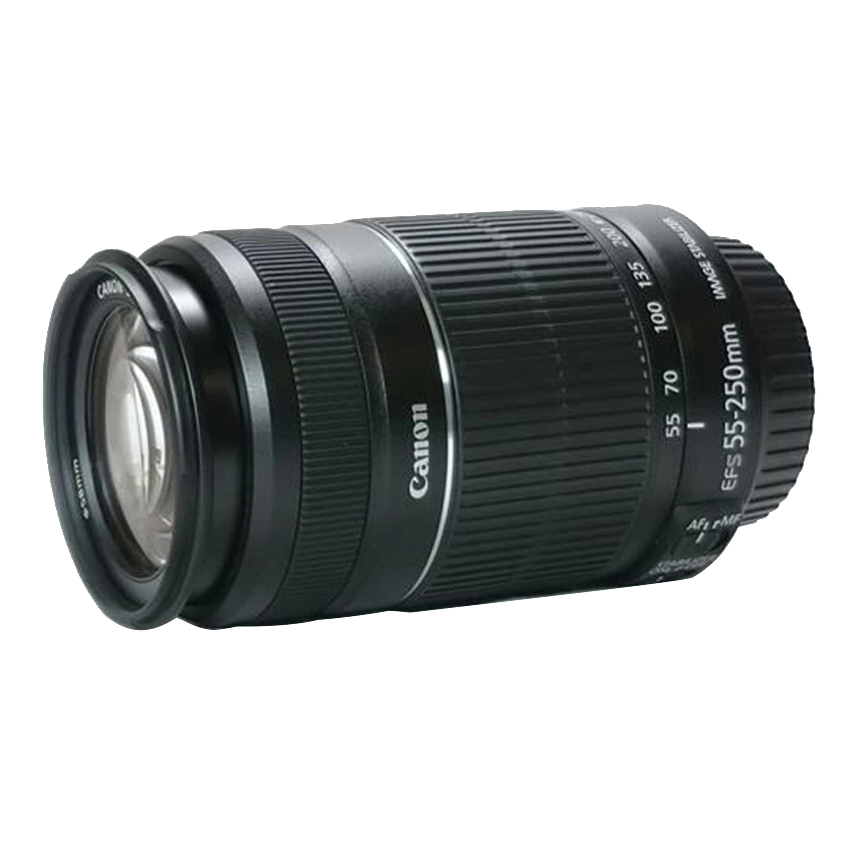 中古 望遠ズームレンズ Canon キヤノン EF-S 55-250mm F4-5.6 IS II 4942000908 コンディションランク【B】 （商品 No.52-0）