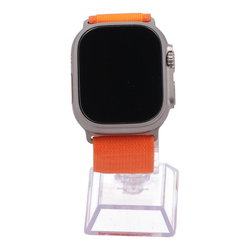 中古 AppleWatch Ultra GPS＋Cellular 49mmApple アップルMQFL3J/A FWT37NDV91健康状態価値づける【AB】（商いもの No.82-0）