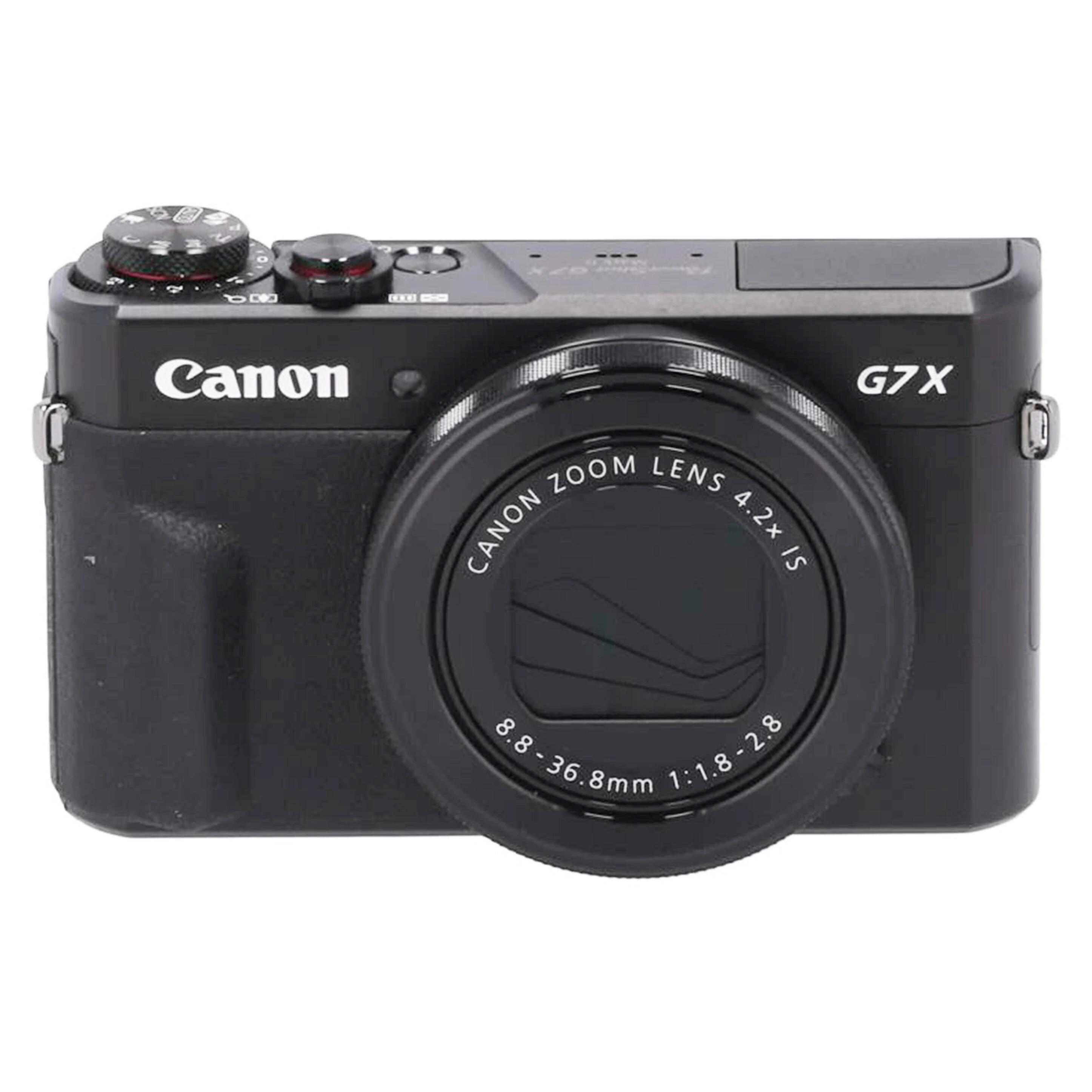 中古 デジタル写真機Canon キヤノンPowerShot G7 X Mark II 811054000535健康状態位置づける【AB】（商いもの No.62-0）