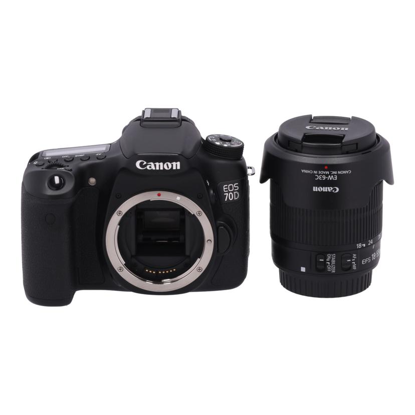 中古 デジタル一眼レンズキット Canon キヤノン EOS 70D 18-55レンズキット 071024001842 コンディションランク【AB】 （商品 No.05-0）