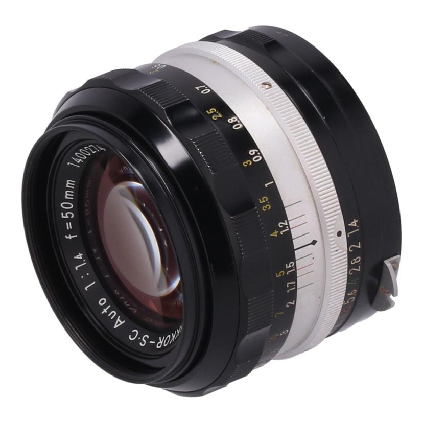 中古 取り替えっこ水晶体/50mmNikon ニコンS.C Auto 50粍 f1.4 1400274健康状態位置づける【B】（商いもの No.62-0）