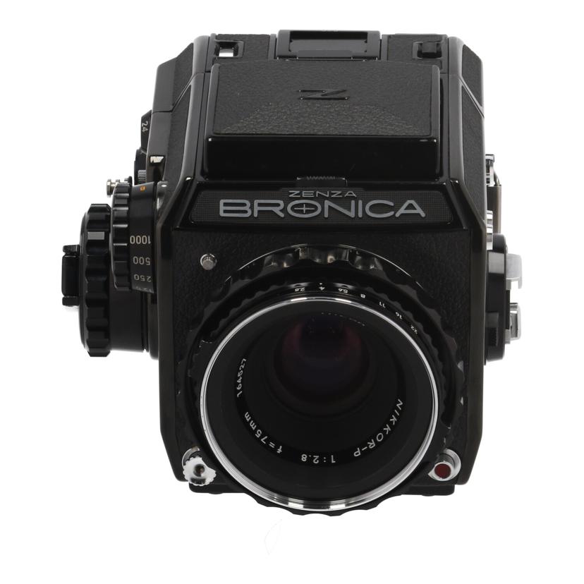 中古 中判写真機＋水晶体ZenzaBronica ゼンザブロニカEC+N-P75粍 CB311150健康状態位置づける【B】（商いもの No.62-0）