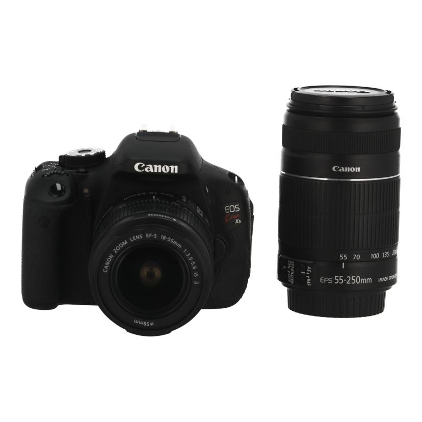 中古 デジタル一眼 ダブルズームキットCanon キヤノンEOS KISS X5  ダブルズームキット 181066026909健康状態位置づける【B】（商いもの No.09-0）