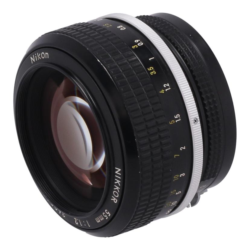 中古 取り替えっこ水晶体/55mmNikon ニコンNew NIKKOR 55粍 F1.2 360548健康状態位置づける【C】（商いもの No.05-0）