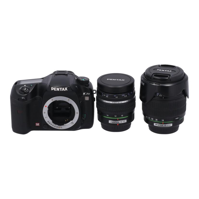 中古 デジタル一眼 ダブルズームセット PENTAX ペンタックス K20D ダブルレンズセット 2879279 コンディションランク【B】 （商品 No.69-0）