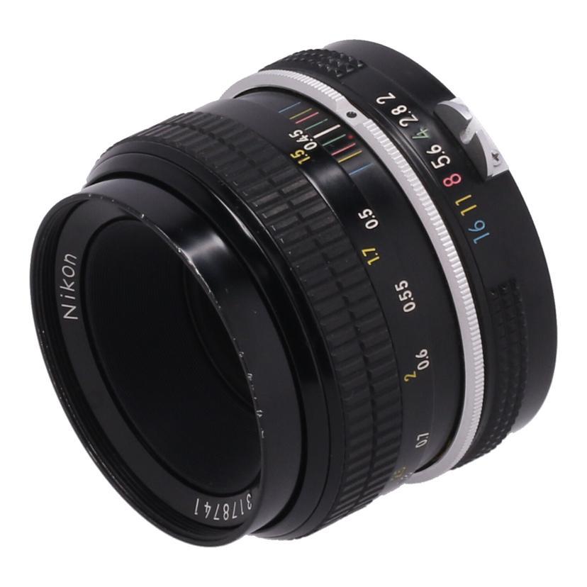 中古 交換レンズ/50mm Nikon ニコン NIKKOR 50ｍｍ F2 非AIマウント 3178741 コンディションランク【B】 （商品 No.62-0）