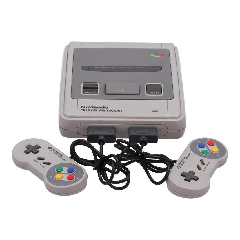 スーパーファミコン - SFC本体 1CHIP 02後期型 スーパーファミコン本体 1CHIP-02] 任天堂スーパーファミコン 本体 [すぐ遊べるセット] （後期