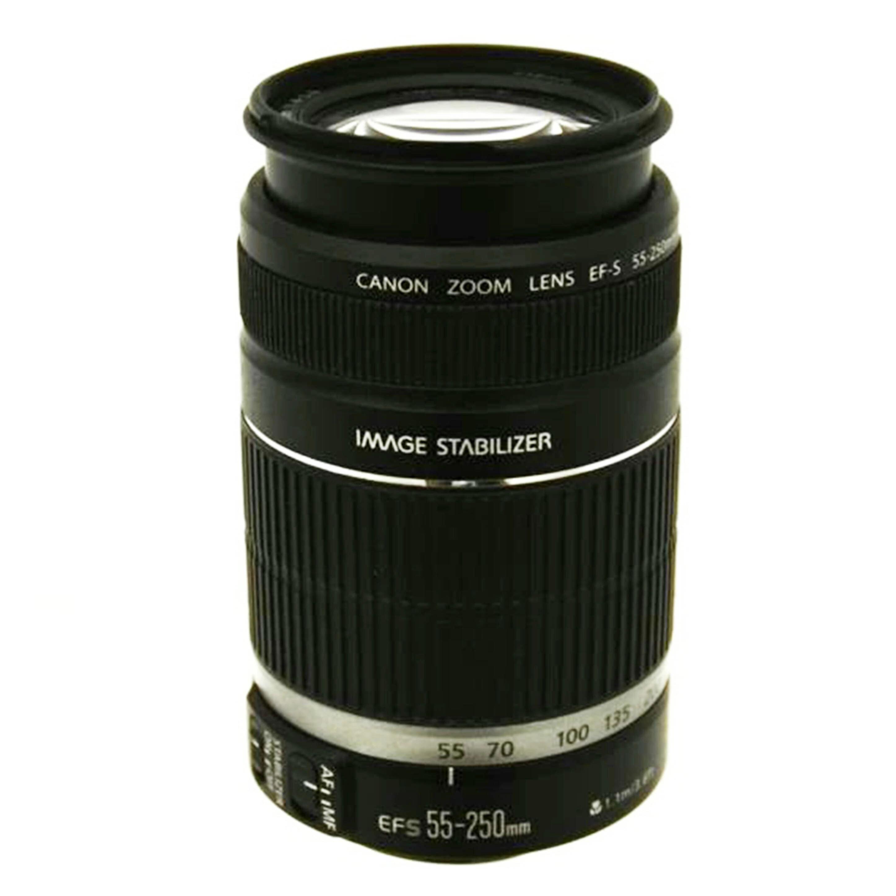 中古 交換レンズ Canon EF-S55-250/4-5.6 IS 7851014088 コンディションランク【B】 （商品 No.75-0）