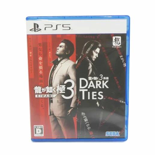 中古 龍が如く 極3/龍が如く3外伝 Dark Ti e s/PS5 SEGA セガ コンディションランク【A】 （商品 No.05-0）
