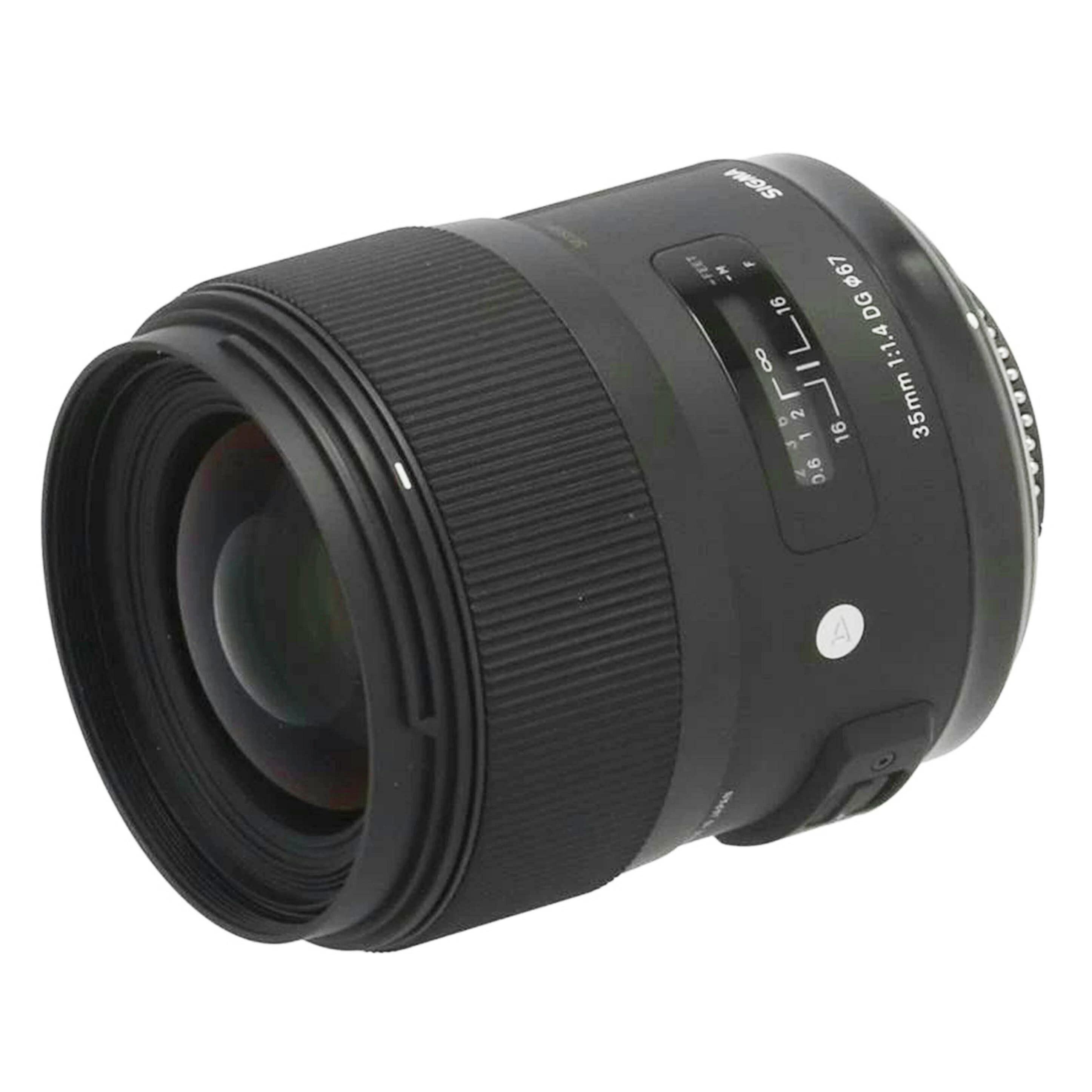 中古 取り替えっこ水晶体/35mmArtSIGMA Nikon シグマ35粍 F1.4 DG HSM 50385843健康状態位置づける【AB】（商いもの No.85-0）