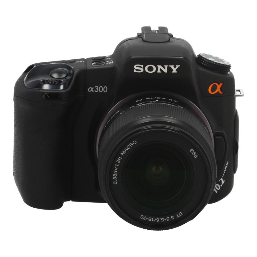 中古 デジタル一眼 水晶体書き割り/α300SONY  ソニー DSLR-A300 ﾚﾝｽﾞｾｯﾄ 0013006前提条件序列付ける【B】（商いもの No.62-0）