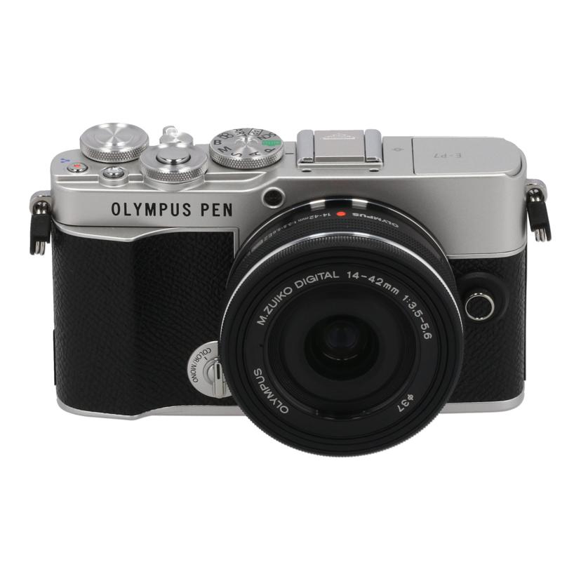 中古 銀鏡受け答え一眼 水晶体一揃いの道具OLYMPUS オリンパスE-P7 EZ水晶体一揃いの道具 BJJA11415前提条件序列付ける【B】（商いもの No.69-0）