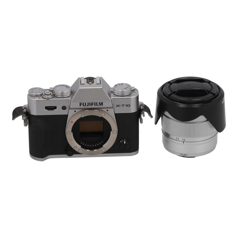 中古 デジタル一眼二眼レフFUJIFILM フジ写真フィルムX-T10水晶体付 56030724健康状態位置づける【B】（商いもの No.40-0）