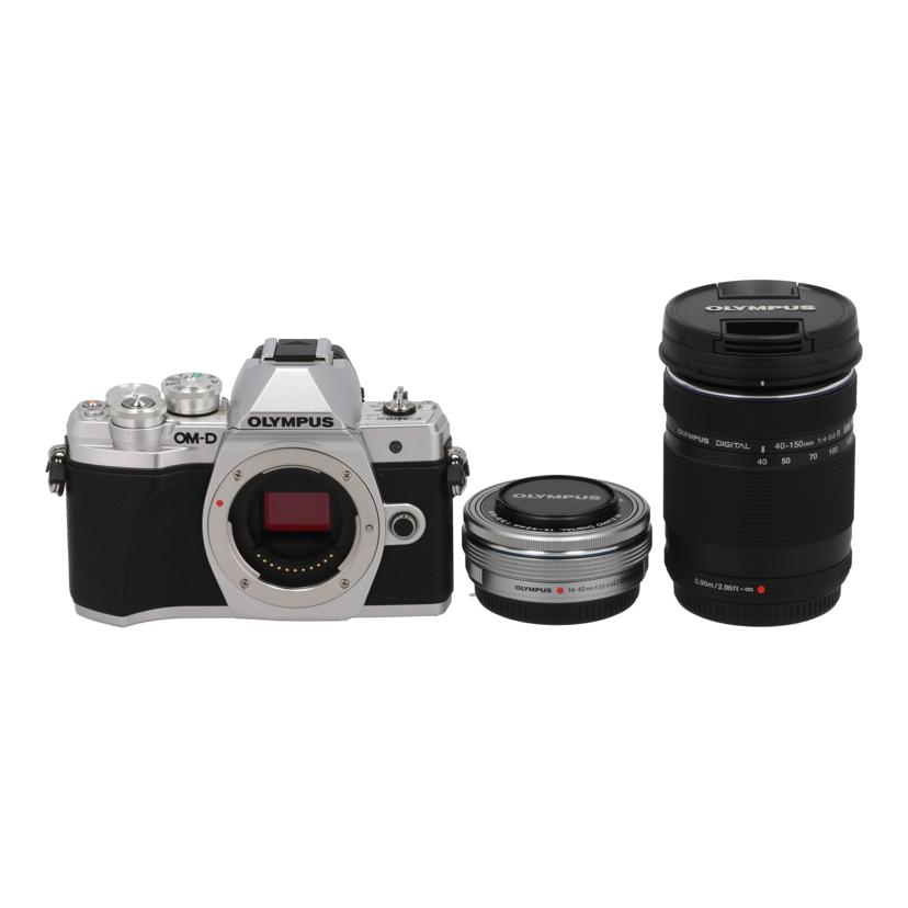 中古 銀鏡受け答え一眼 ダブルズームキットOLYMPUS オリンパスOM-D E-M10 Mark III EZ  ダブルズームキット BHXC06059前提条件序列付ける【B】（商いもの No.24-0）