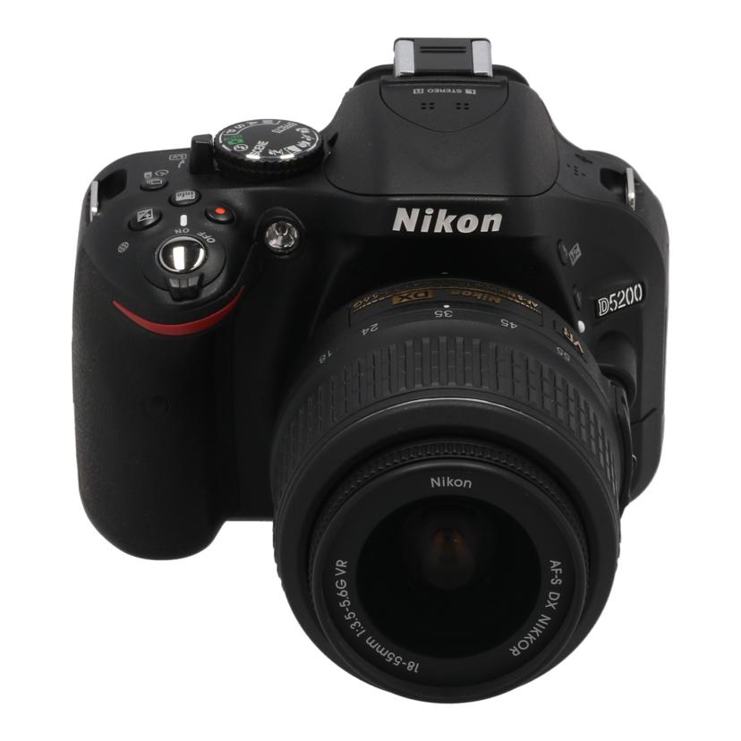 中古 デジタル一眼 水晶体一揃いの道具Nikon ニコンD5200 水晶体一揃いの道具 2175711前提条件序列付ける【B】（商いもの No.22-0）