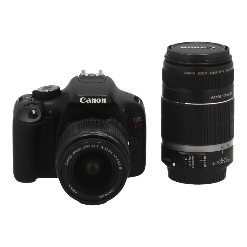 中古 デジタル一眼 ダブルズームキットCanon キヤノンEOS Kiss X4  ダブルズームキット 211312705909健康状態位置づける【B】（商いもの No.05-0）