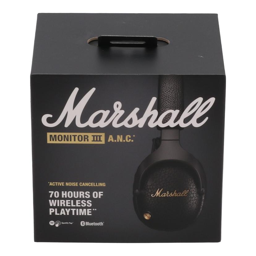 中古 ワイヤレスヘッドホン未使用Marshall マーシャルMONITOR III A.N.C. 73400553F521C5E0103854コンディションランク【S】(商品 No.64-0)|DIGIREX