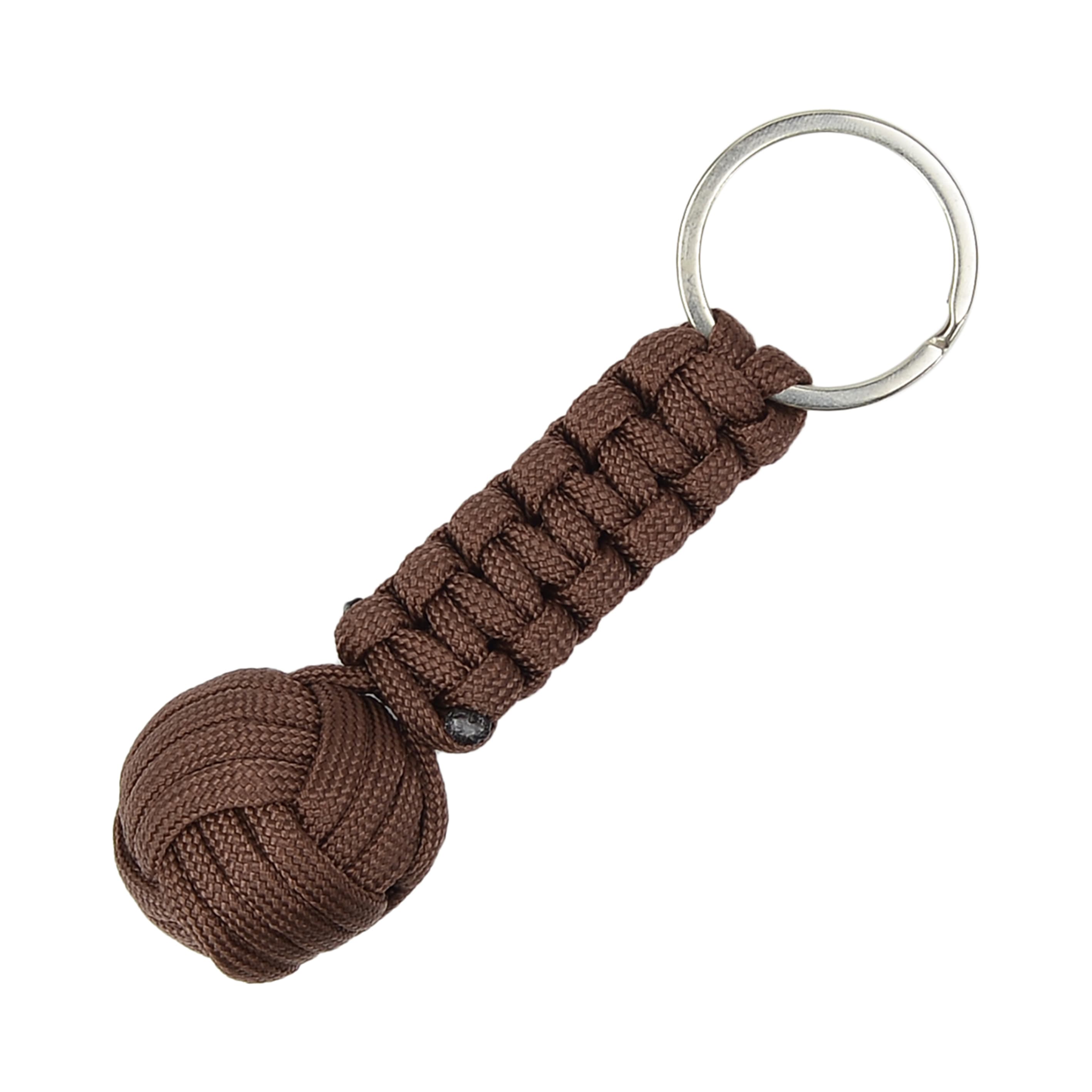 楽天市場】パラコードキーホルダー 猿玉 鉄球入り [ ブラック