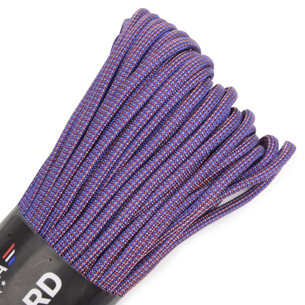 経典 ATWOOD ROPE 550パラコード タイプ3 プリズム 色変模様 Color Changing Patterns アトウッドロープ 紐  パラシュートコード Prism 商用 防災 靴紐 靴ひも シューレース 550コード ナイロンコード www.rmb.com.ar