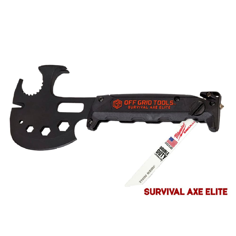 Off Grid Tools 手斧 Survival Axe Elite マルチツール機能搭載 レッド オフリッドツール サバイバルアックス ノコギリ 工具 マルチ機能 キャンプ アウトドア おの オノ Natboardmcqs Com