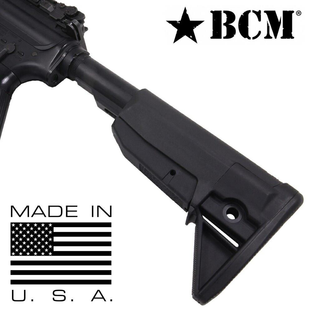 楽天市場】BCM ガンファイターストック GUNFIGHTER Mod.0 SOPMOD M4/AR15用 [ ブラック ] 米国製 Bravo  Company Manufacturing ブラボーカンパニーMFG アメリカ製 Made in USA ソップモッド Stock Assembly  buttstock バットストック 電動ガン ガスガン サバゲー装備 ...