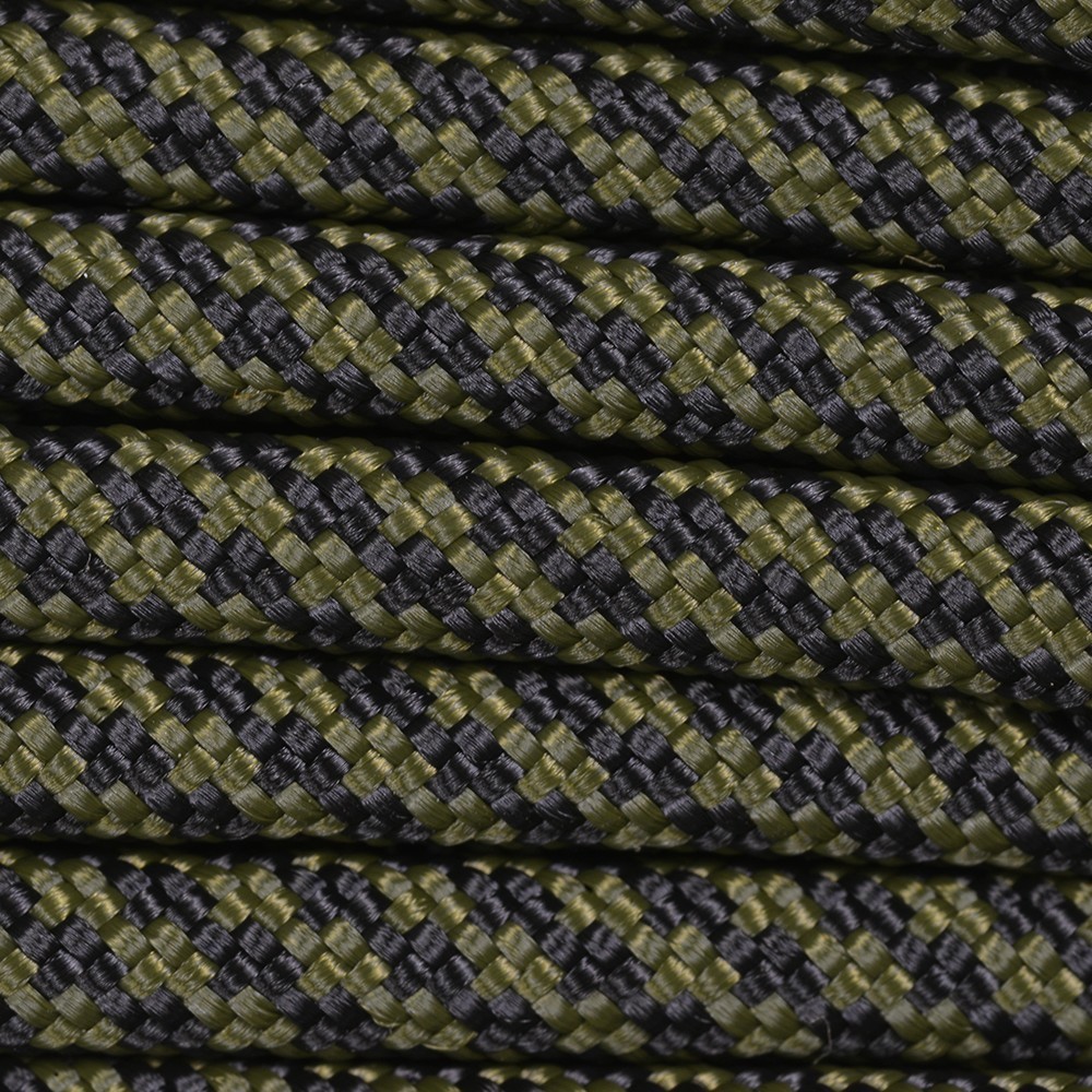 ATWOOD ROPE 550パラコード タイプ3 コマンチェ [ 305m ] アトウッドロープ ARM 商用 Comanche 緑 黒 ロープ パラシュートコード 綱 靴紐 靴ひも シューレース 防災 550コード ナイロンコード 紐 ひも パラコード ミリタリーコード タクティカルコード サバイバルコード