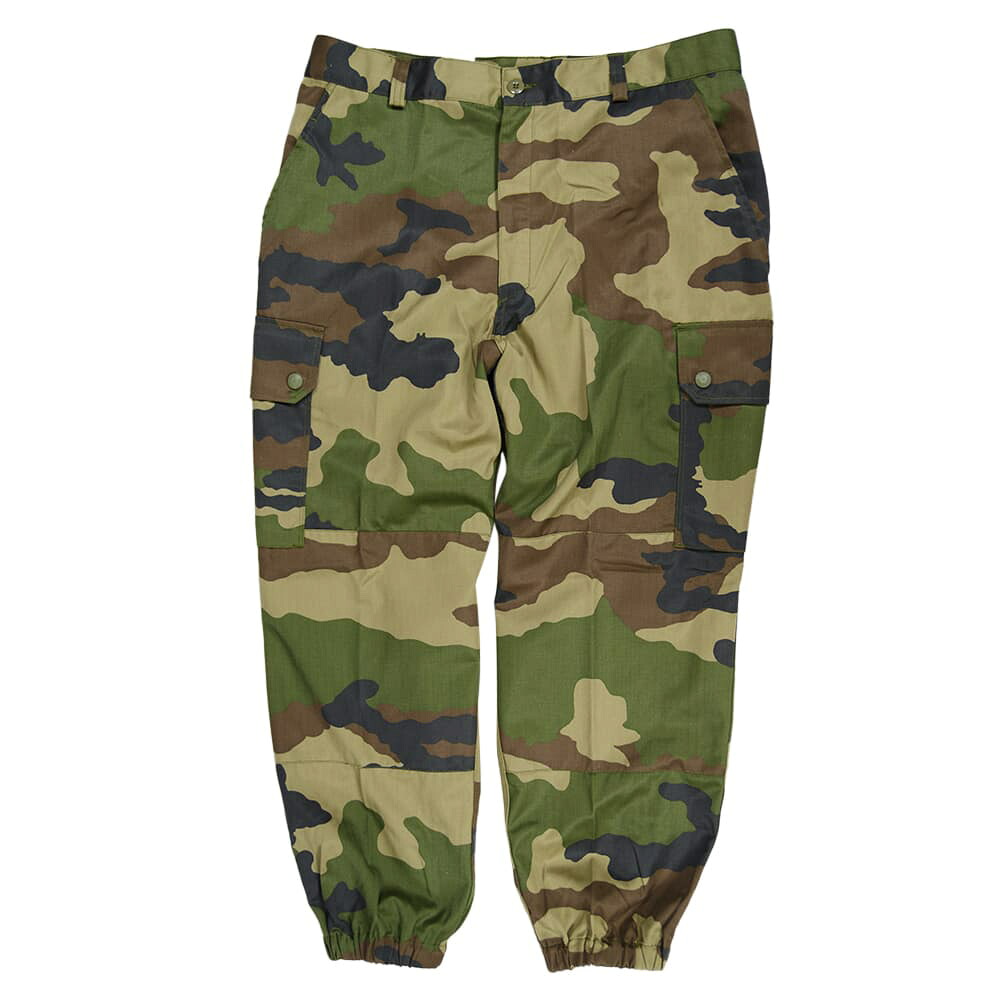 フランス軍放出品 コンバットパンツ CCE迷彩 [ 68M / 可 ] French Army camo F1/F2 Combat trousers BDUパンツ 戦闘用パンツ 軍服 バトルユニフォーム ミリタリーパンツ 軍パン 迷彩服 迷彩パンツ ミリタリーサープラス ミリタリーグッズ 仏軍 フランス軍サープラス