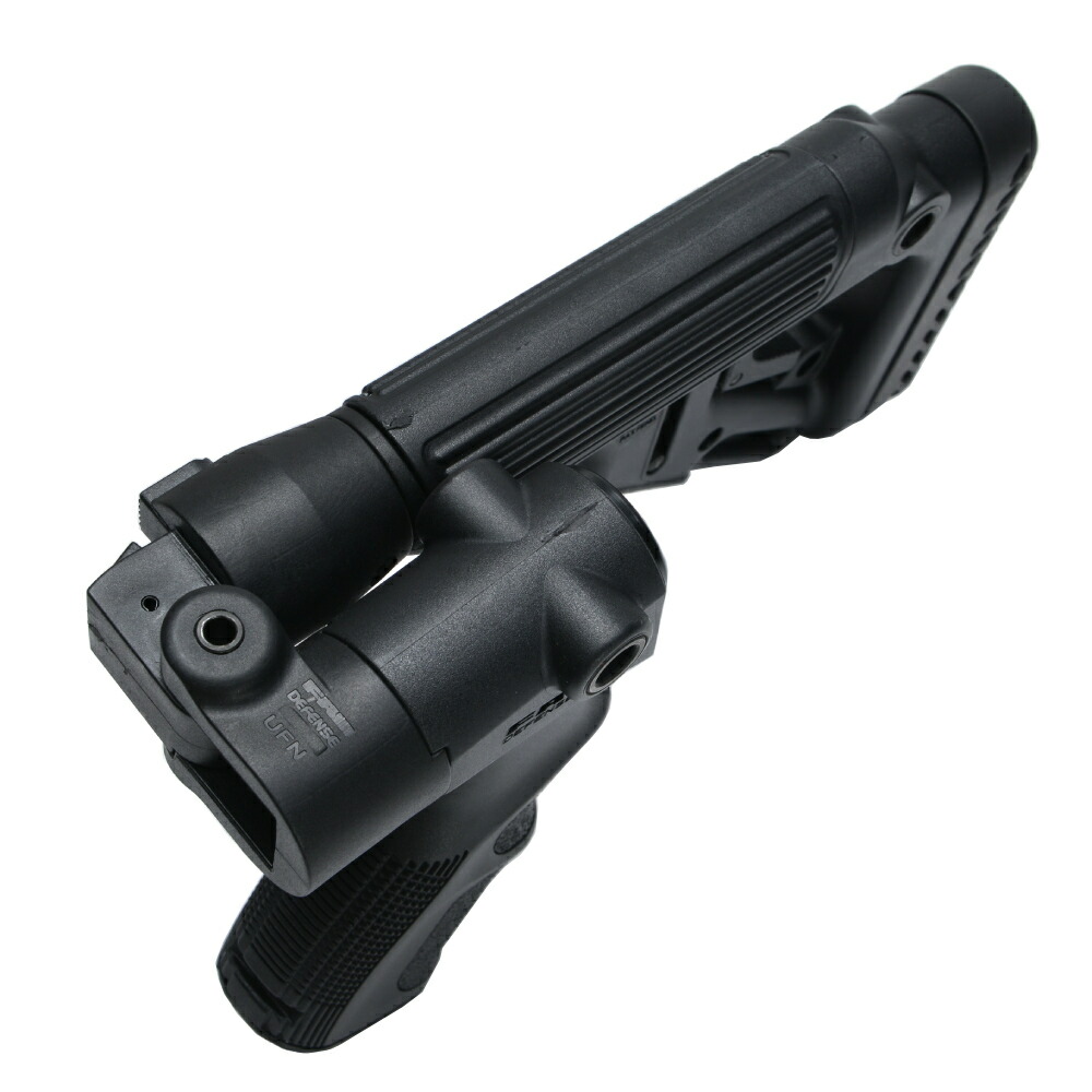 当社の Fab Defense Uasストックグリップキット Remington M870用 折り畳み式 Fabディフェンス Uas 870 レミントン 銃床 固定ストック 散弾銃用 イスラエル製 ピストルグリップ チークパッド チークピース チークレスト 樹脂製ストック 樹脂製銃床 樹脂ストック ライフル