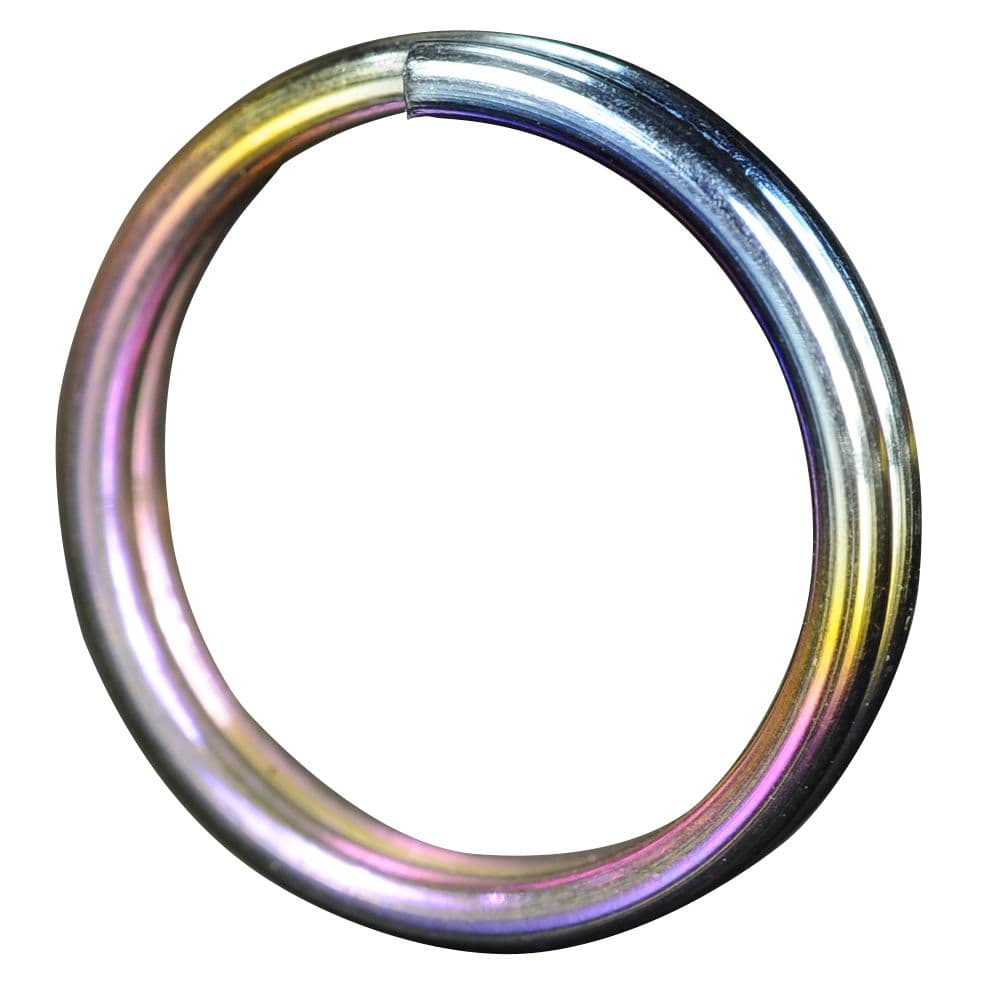 楽天市場 二重リング 丸押 チタン レインボー ハンドクラフト材 12mm 二重カン 通販 通信販売 レザークラフト 虹色 2重リング 輪 革紐細工 キーリングホルダー キーチェーン 二重環 レザークラフト資材 レザークラフト材料 ミリタリーショップ レプマート