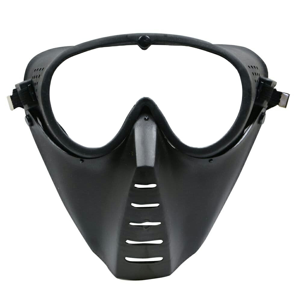 楽天市場】SANSEI フルフェイスガード OD 透明レンズ 眼鏡対応