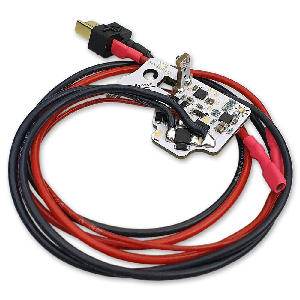 PERUN 電子トリガー 電動ガン用 V2 HYBRID PRO 磁気/光学センサー搭載 プリコック機能 HB-V2-BP [ 後方配線 ] ペルン Electronic Trigger エレクトリックトリガー 電動ガンパーツ ハイブリットプロ コネクター ハーネス コネクションパーツ カプラー カプラ プラグ