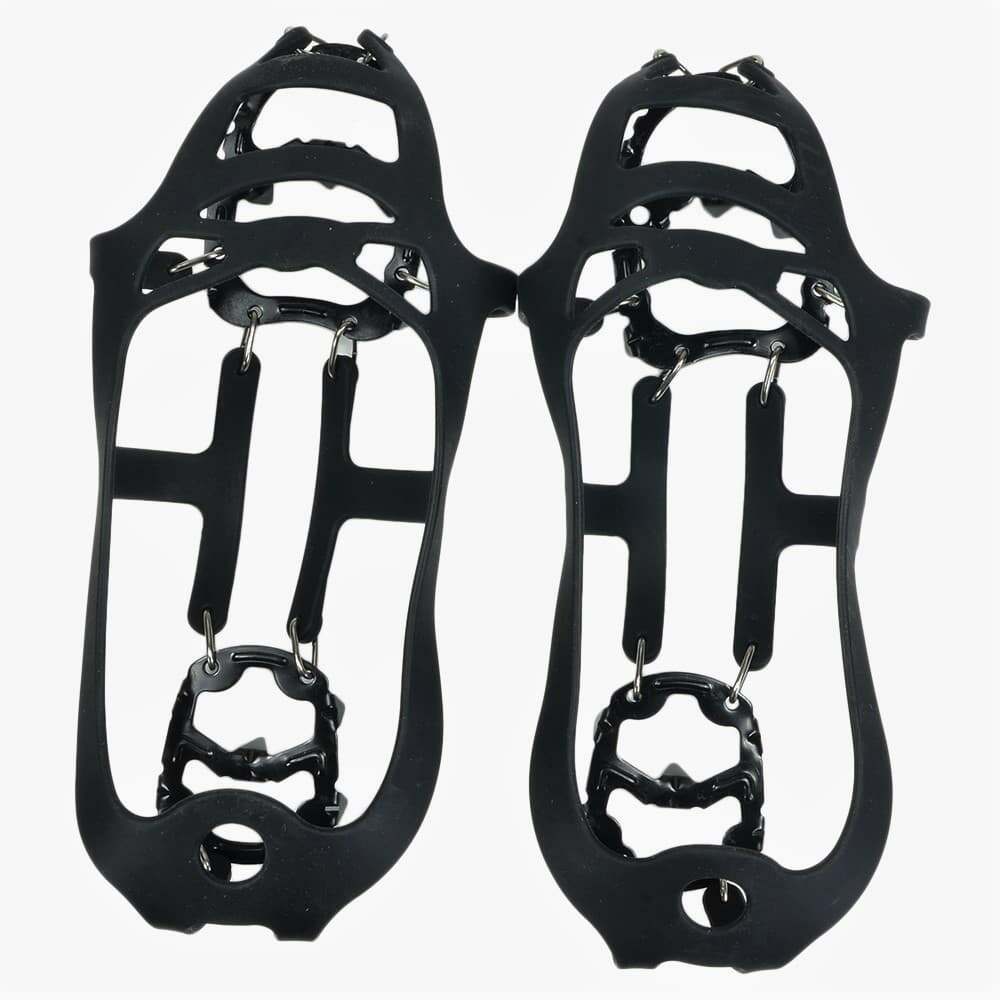 【楽天市場】アイゼン 登山用具 ゴムバンド 18本爪 シュタイクアイゼン [ 大 ] Crampons クランポン 雪中登山 雪中キャンプ
