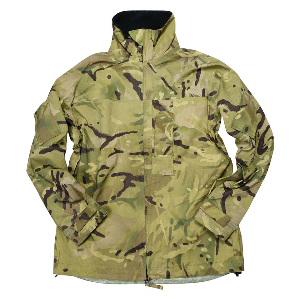 イギリス軍放出品 フィールドジャケット MTP迷彩柄 ナイロン製 防水 リップストップ生地 [ Mサイズ / 難あり ] British BDUジャケット 戦闘用ジャケット 戦闘服 軍服 コンバットユニフォーム バトルジャケット バトルユニフォーム コンバットジャケット 迷彩服