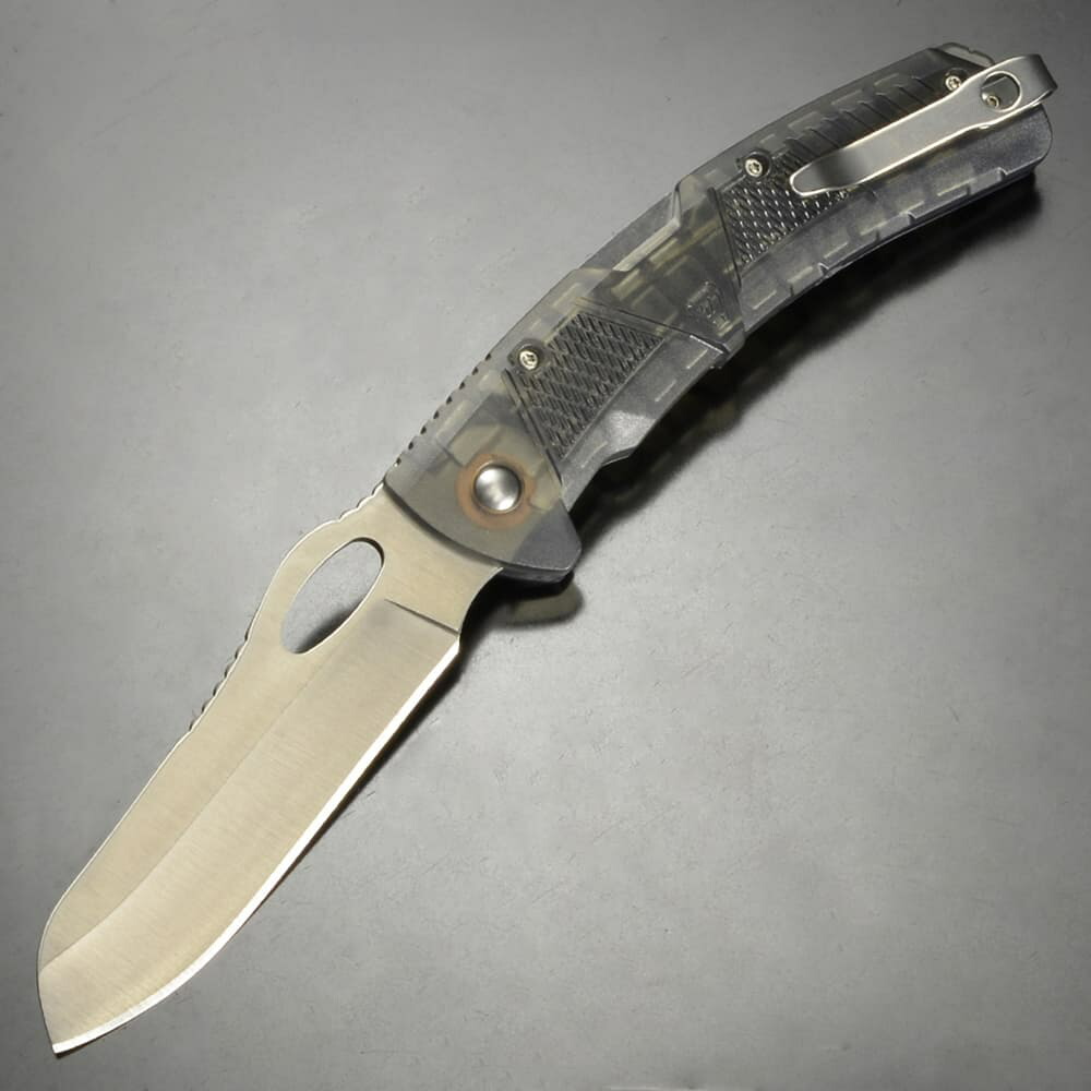 【楽天市場】STRIKE INDUSTRIES 折りたたみナイフ K1 Knife ブレードレステープカッター搭載 SIK1 [ スモーク