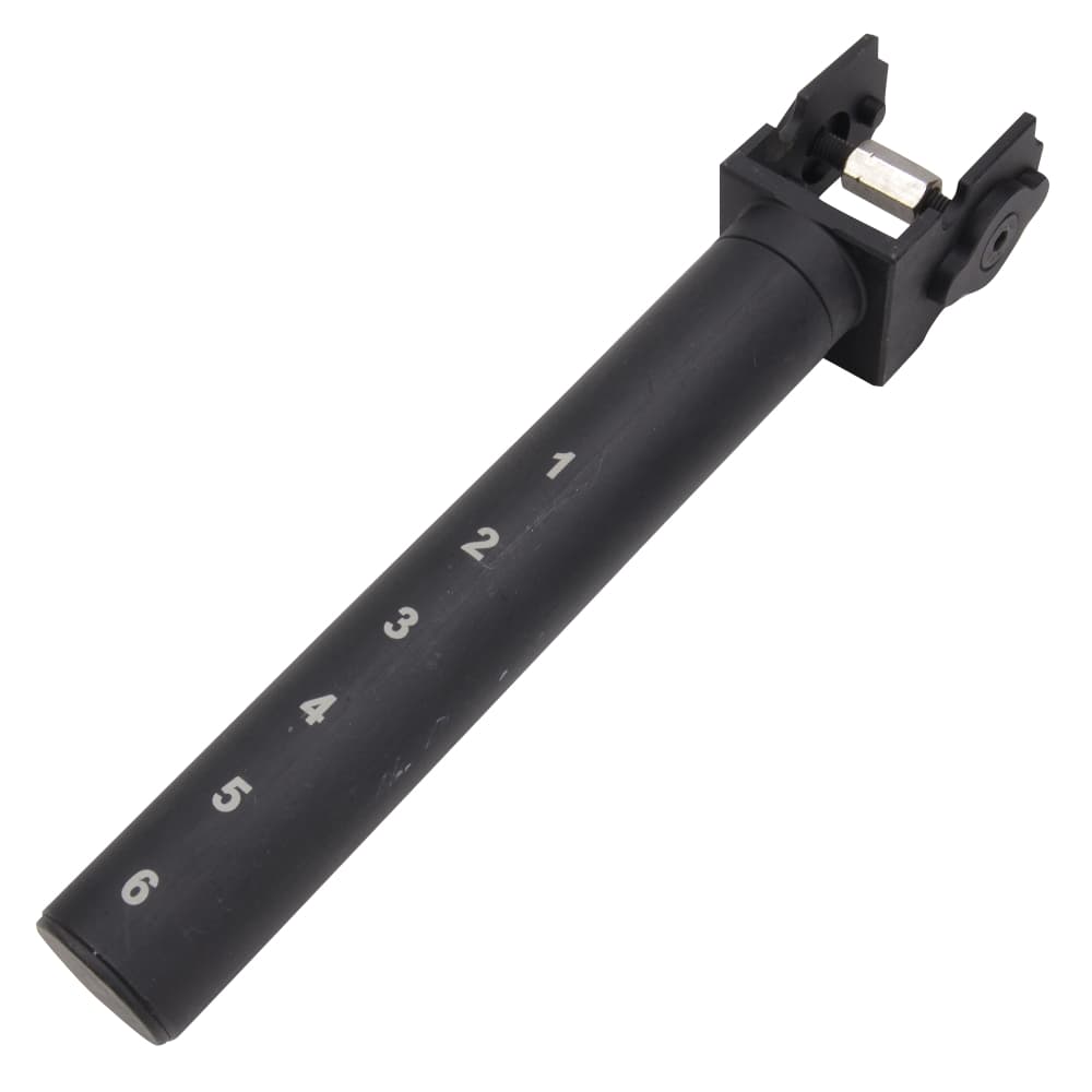 CAA Tactical ストックチューブ 6段階調整 AKUFSA AKMS対応 CAAタクティカル ストックパイプ バッファーチューブ フォールディングストック 折曲銃床 銃床 サバイバルゲーム サバゲー 金属製ストック アイアンストック 鉄製ストック 金属銃床 金属製銃床 金属製 メタル