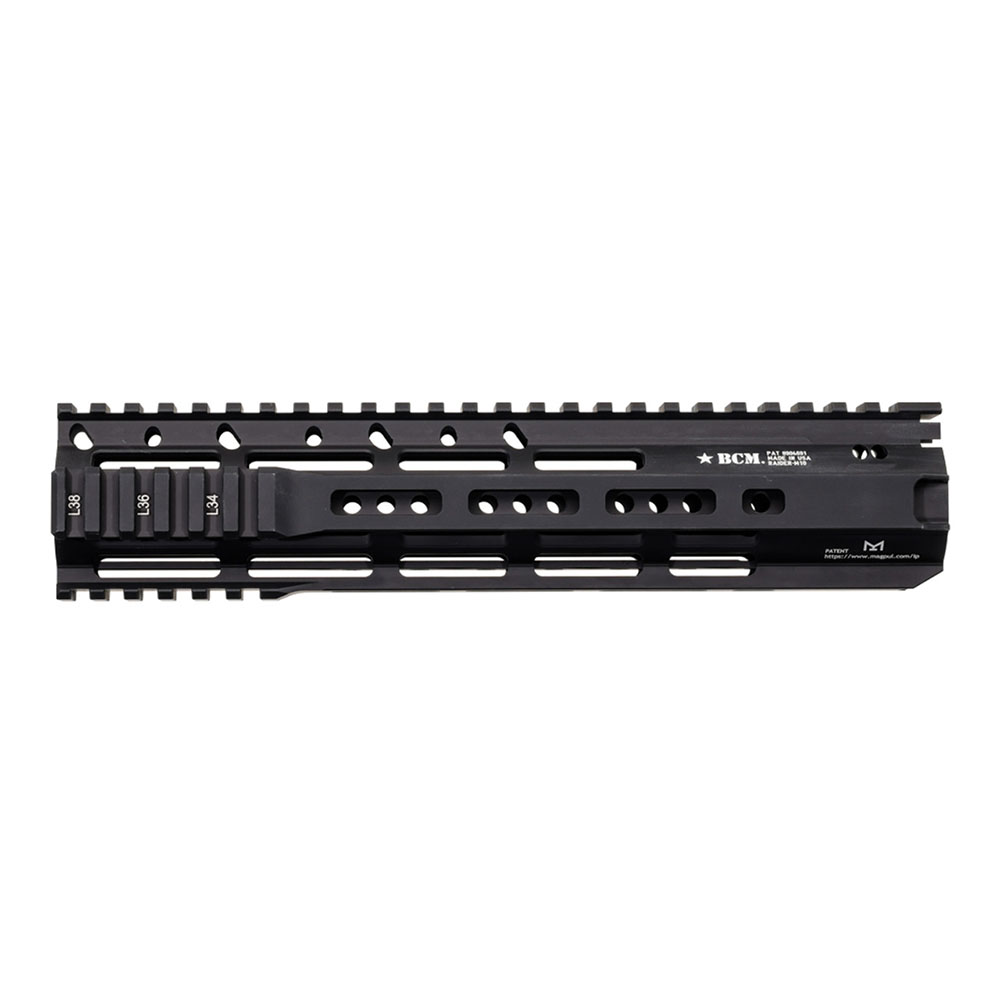 BCM ハンドガード RAIDER-M Rail M-LOK互換 M4/AR15用 [ ブラック / 10インチ ] ブラボー カンパニー マニュファクチャリング レイダー エムロック hand guard フォアハンド フォアグリップ 先台 フォアエンド 前床 フォアアーム アングルグリップ レイルハンドガード