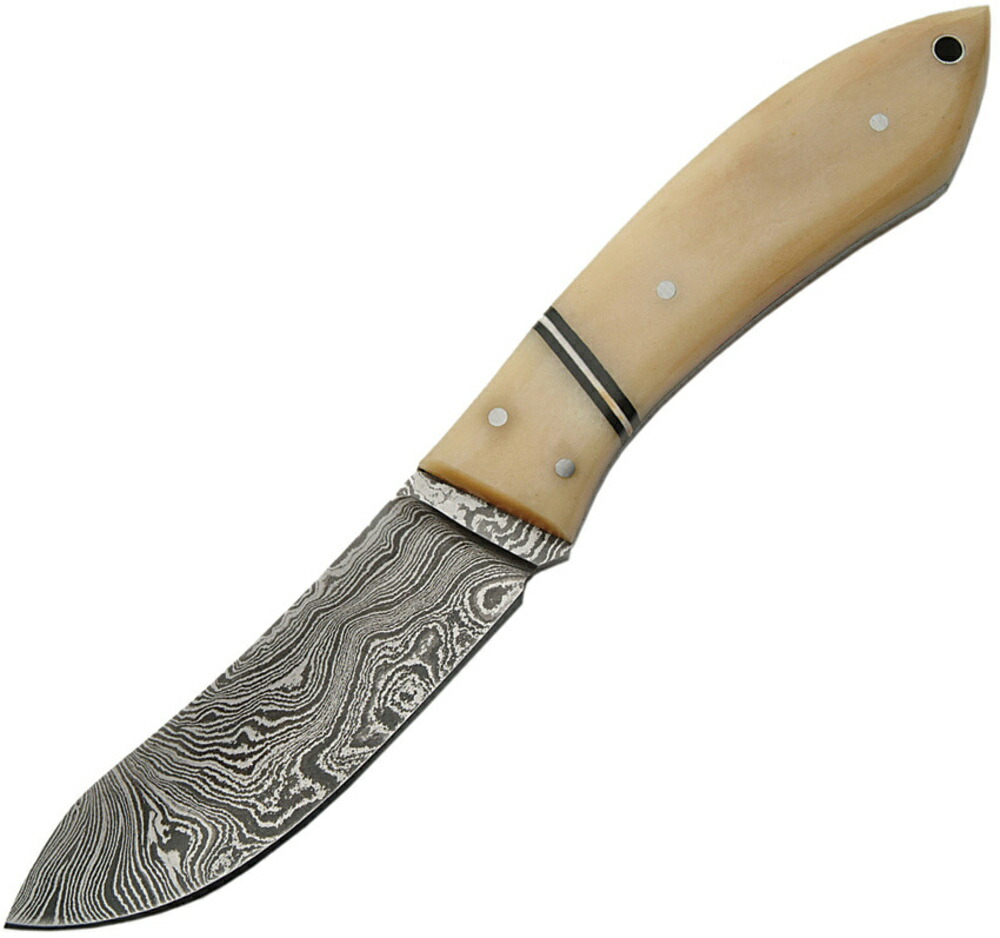 Damascus スキナー DM1073BO ダマスカス鋼 シース付属 ガットフック 通販 販売 ハンティングナイフ スキニングナイフ スキナーブレード ライトエッジ Blade Knife スキナーナイフ スキンニングナイフ 解体ナイフ 皮剥きナイフ ジビエナイフ 狩猟ナイフ 解体用ナイフ｜ミリタリーショップ レプマート