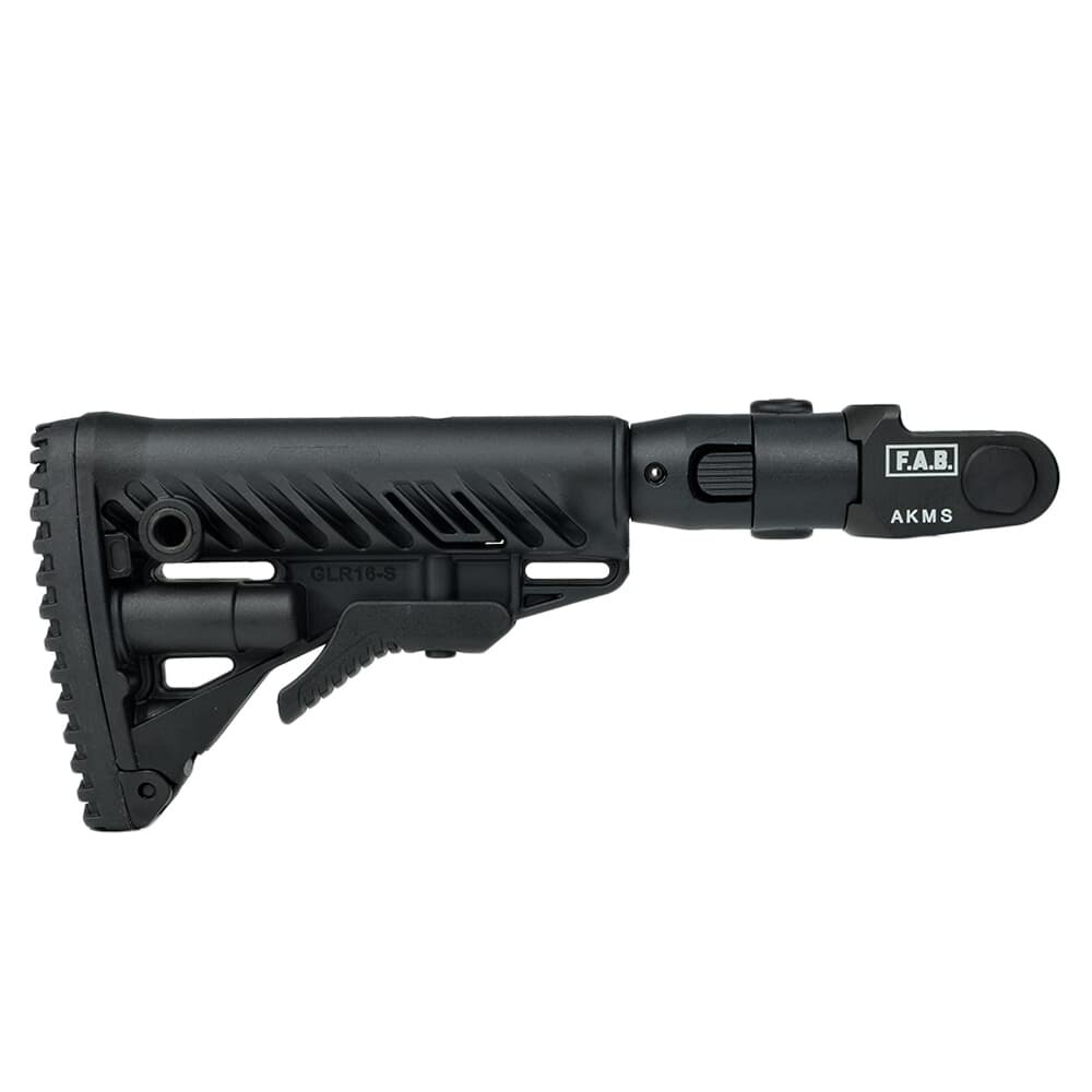 FAB Defense バットストックキット M4-AKMS P 折りたたみ式 AKMS対応 FX-M4AKMS [ ブラック ] ディフェンス ストックアダプター 樹脂製ストック 樹脂製銃床 樹脂ストック ライフルストック 銃床 ガンストック プラスチック 強化樹脂製 バットストック