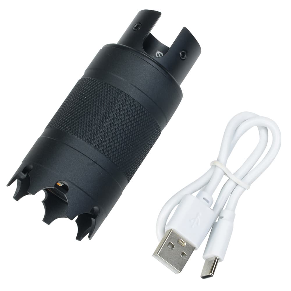 5KU SPIRITFIREトレーサー Delta-Tek DPMN型 マズルフラッシュ機能搭載 ショットガン用 23.5mm径 KW-KU-12-235 5KUエアソフト shot gun フラッシュハイダー マズルブレーキ コンペンセイター エアガンパーツ カスタムパーツ フラッシュサプレッサー