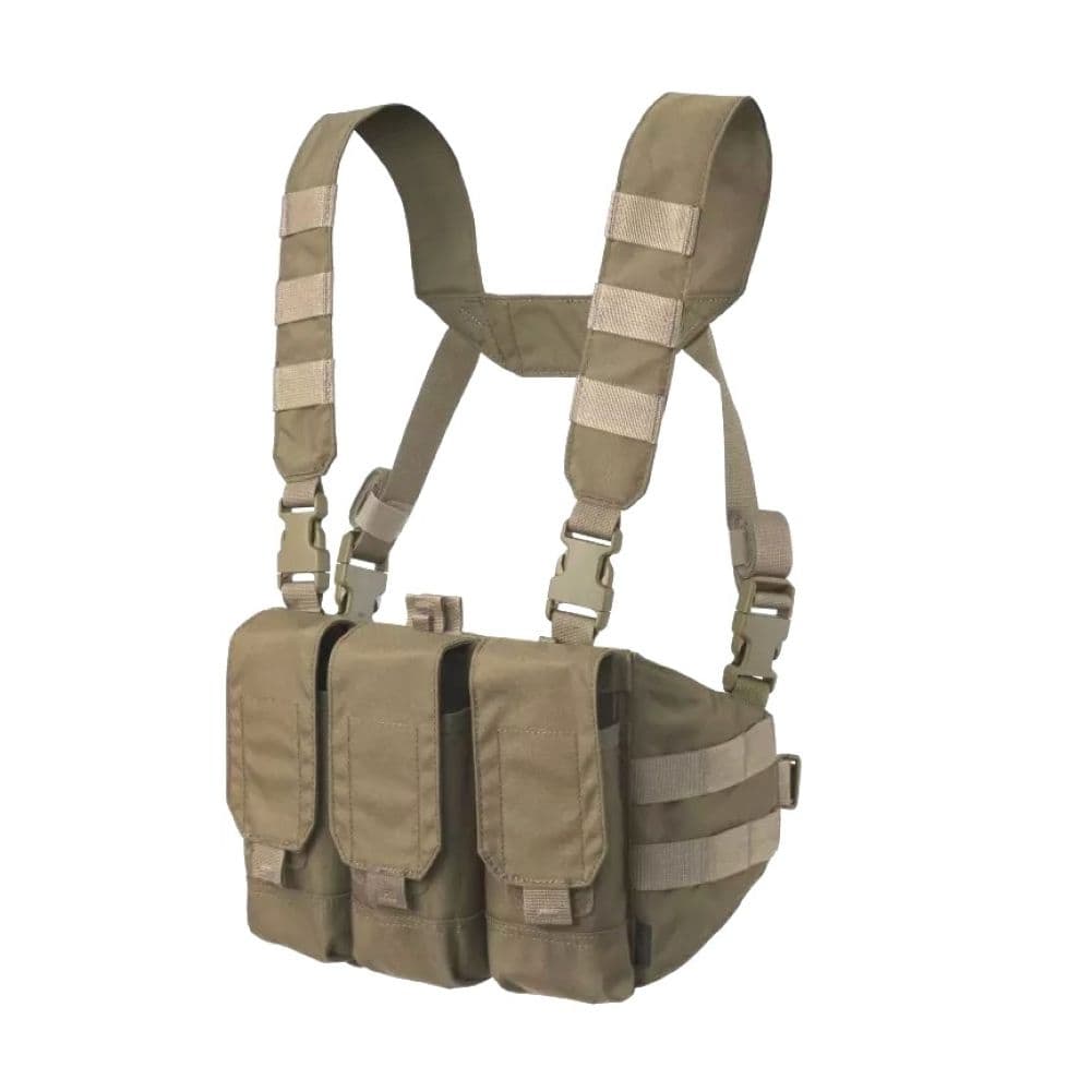 HELIKON-TEX チェストリグ Chicom Chest Rig コーデュラナイロン製 KK-CCR-CD [ RAL7013(ブラウングレー) ] ヘリコンテックス Cordura チコム ロードキャリアリグ タクティカルリグ ギアリグ 弾薬携行装備 弾倉ベスト