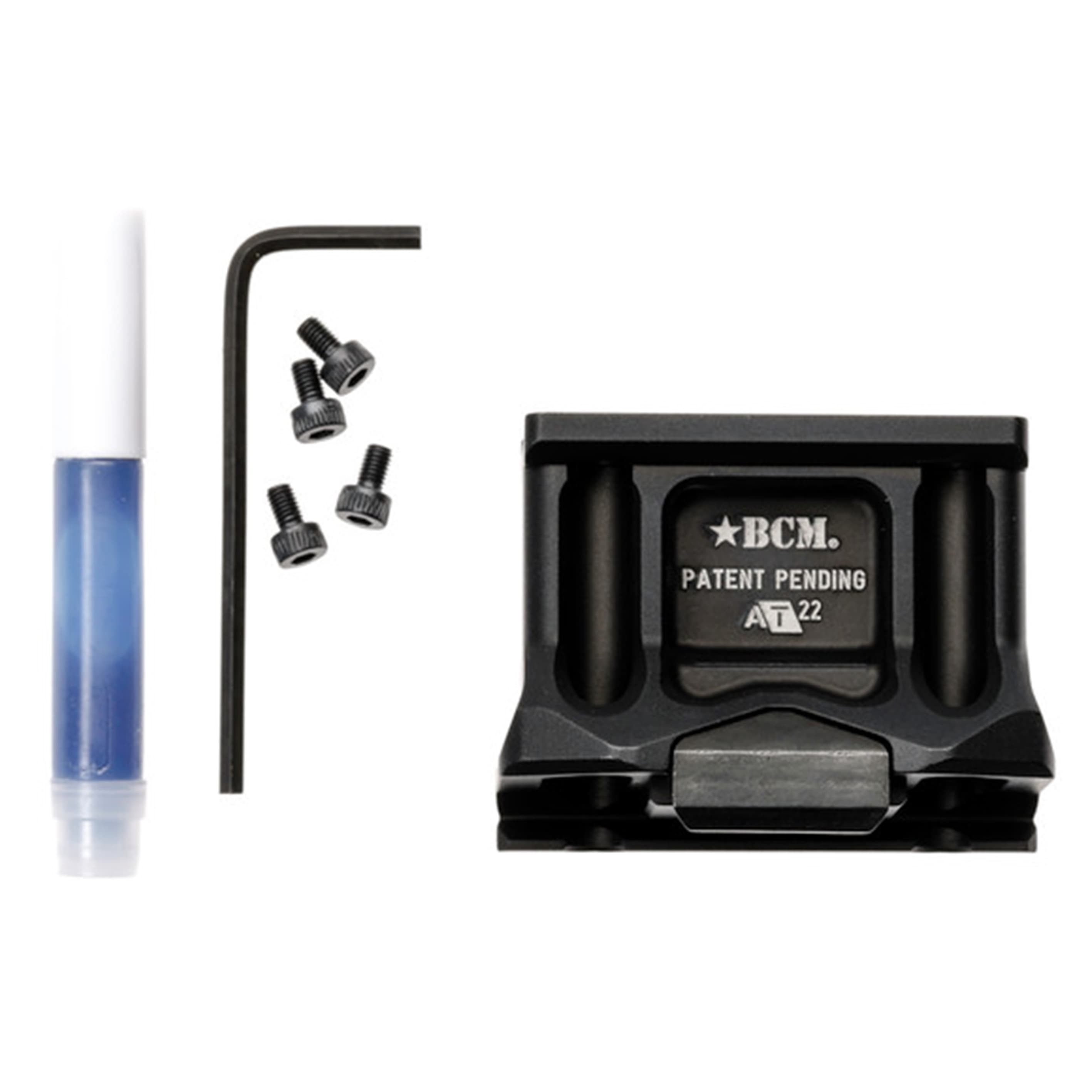 BCM ドットサイトマウント 1.93 Height A/T ピカティニーレール対応 AIMPOINT MICRO T2用 BCM-OM-AT-22 ビーシーエム T1 T2 エイムポイント 1.93インチ マウントレールベース スコープレールベース 銃用マウントベース 照準器マウントベース プラットフォーム